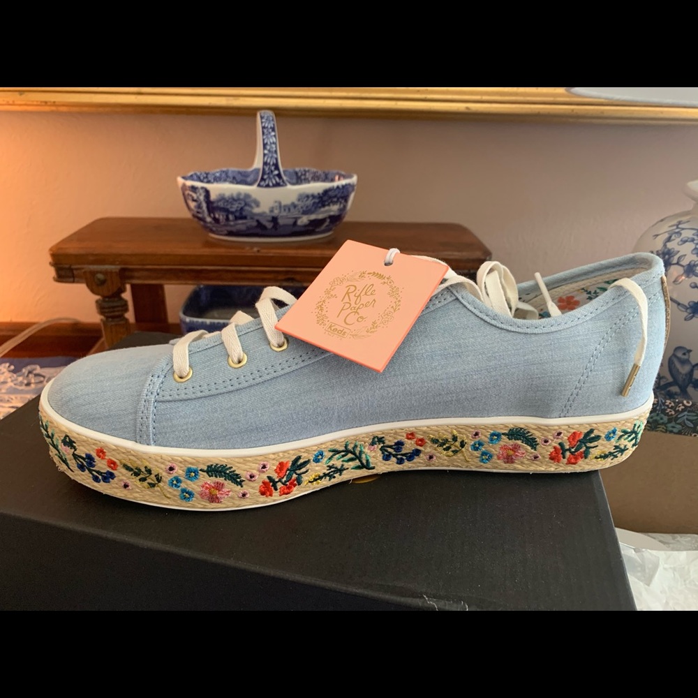 Brand News Keds Embroidered Sneakers